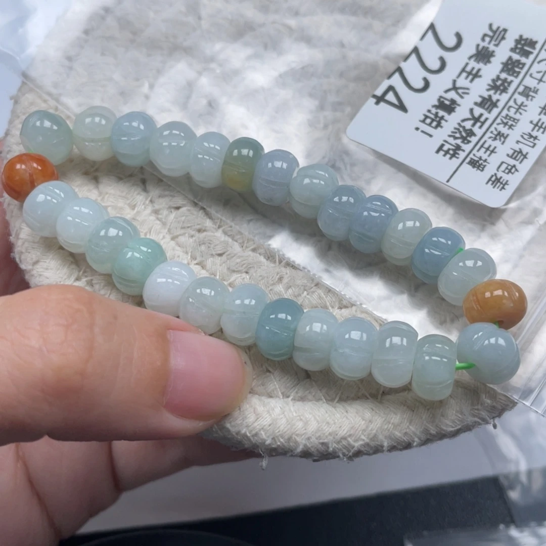 翡翠未镶嵌手链天然A货缅甸翡翠9