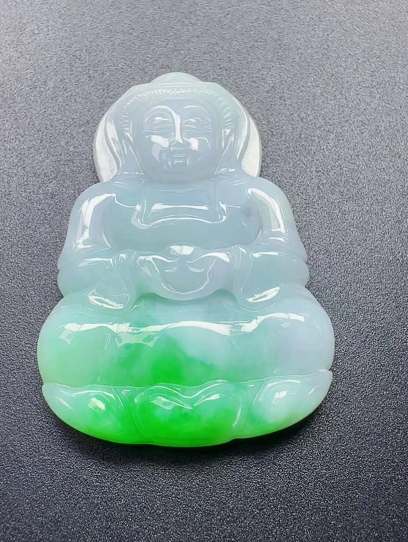 天然缅甸翡翠吊坠A货项链(一物一发)支持质检