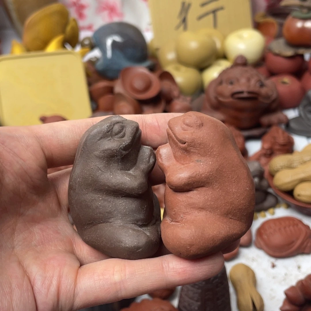 紫砂茶宠紫砂瑕疵