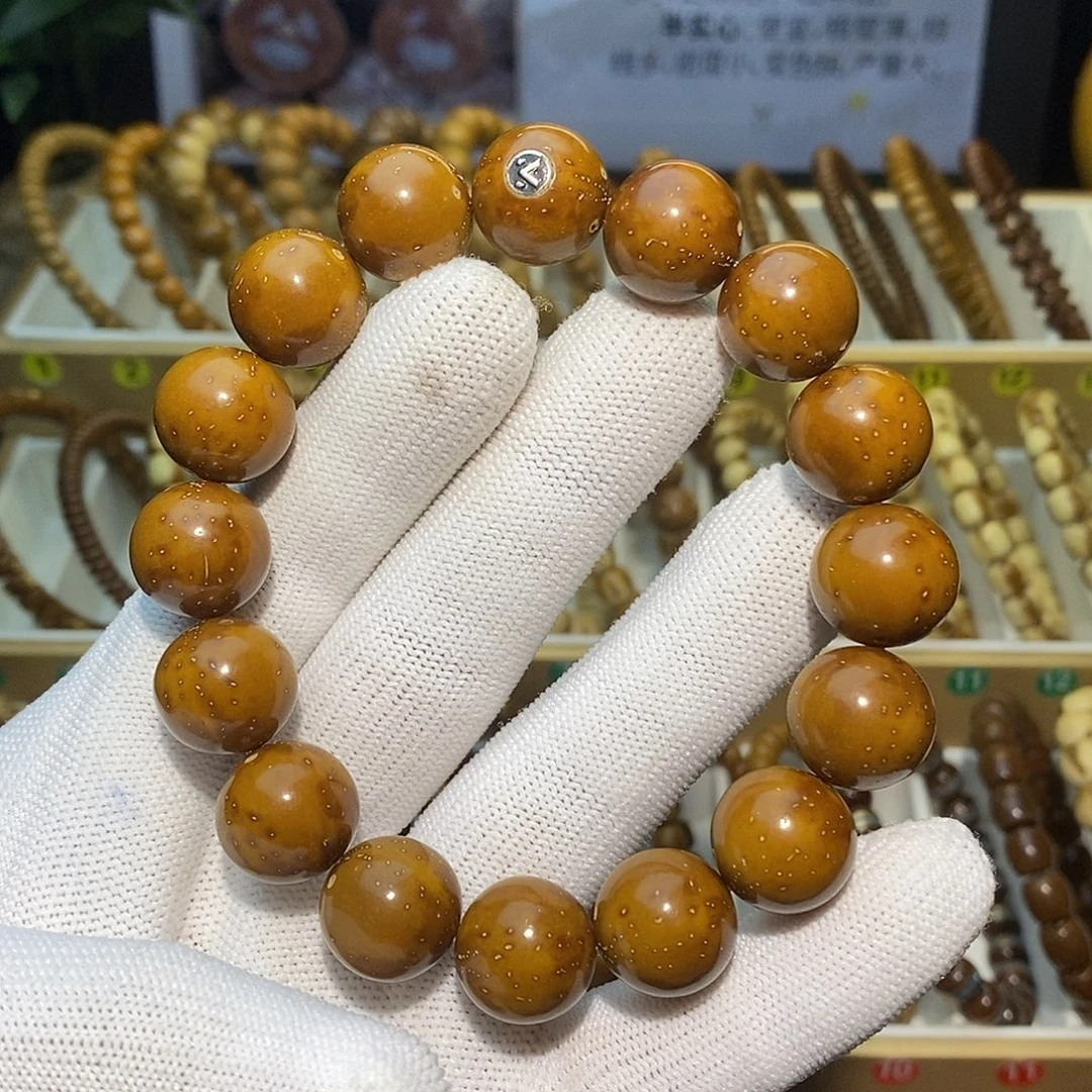 手串紫金鼠  15+圆珠 精品头货