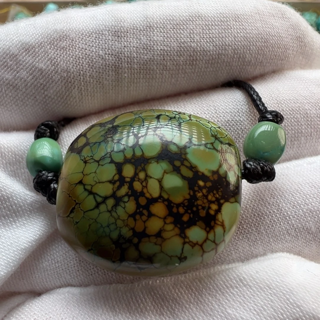 绿松石未镶嵌配饰23.9*26.5