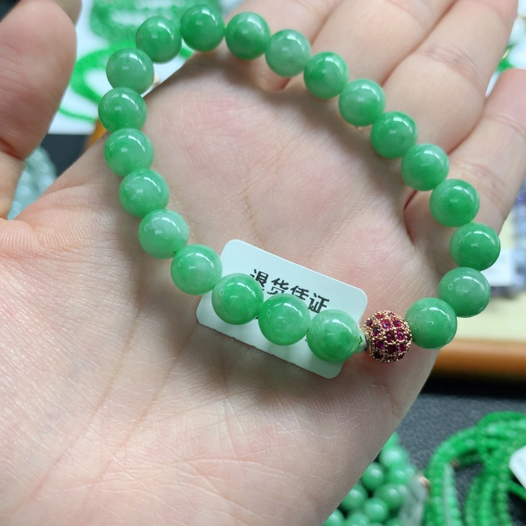 未镶嵌手链翡翠翡翠