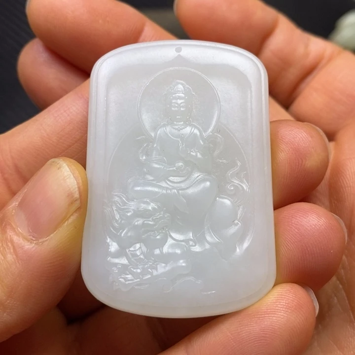 和田玉挂件未镶嵌心*