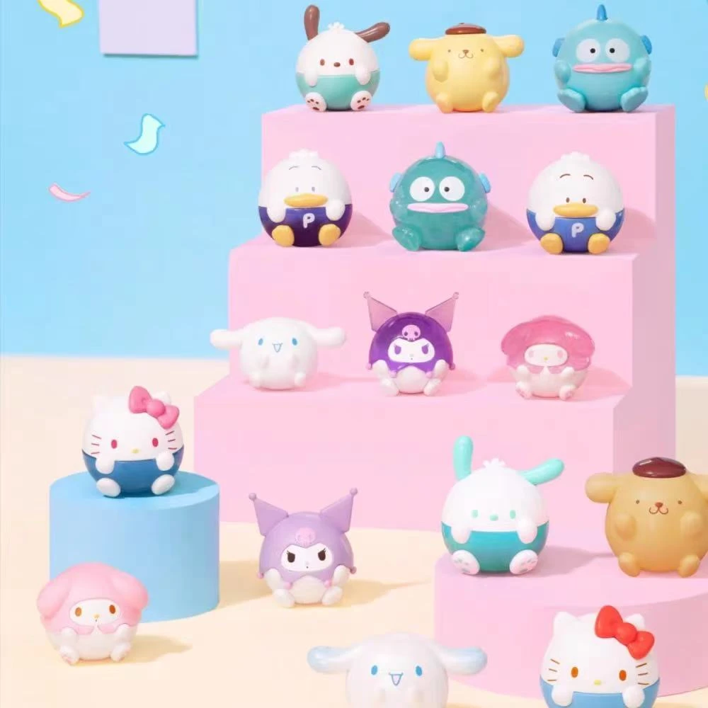 正版TOPTOY三丽鸥家族圆滚滚系列盲袋萌粒盲盒公仔