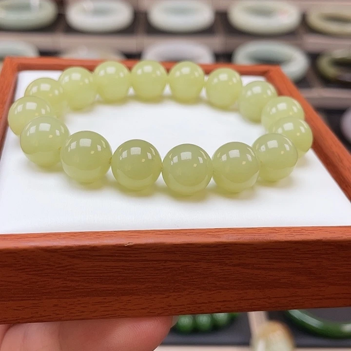 和田玉（黄玉）未镶嵌手链黄口