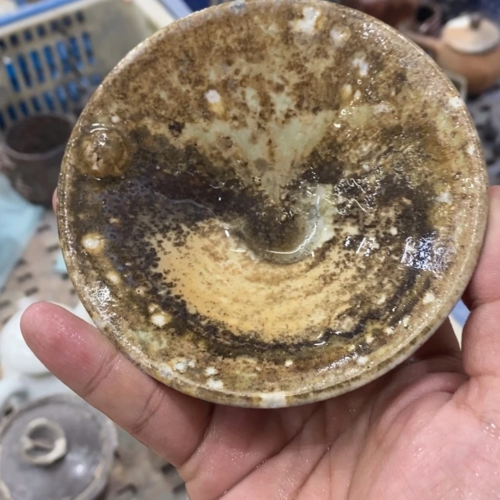 陶园柴烧，精品高货371鼓包