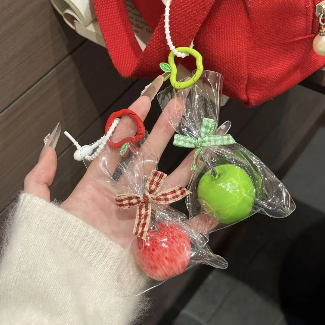 一颗苹果挂件包包汽车装饰挂件平安果情侣礼物汽车挂件