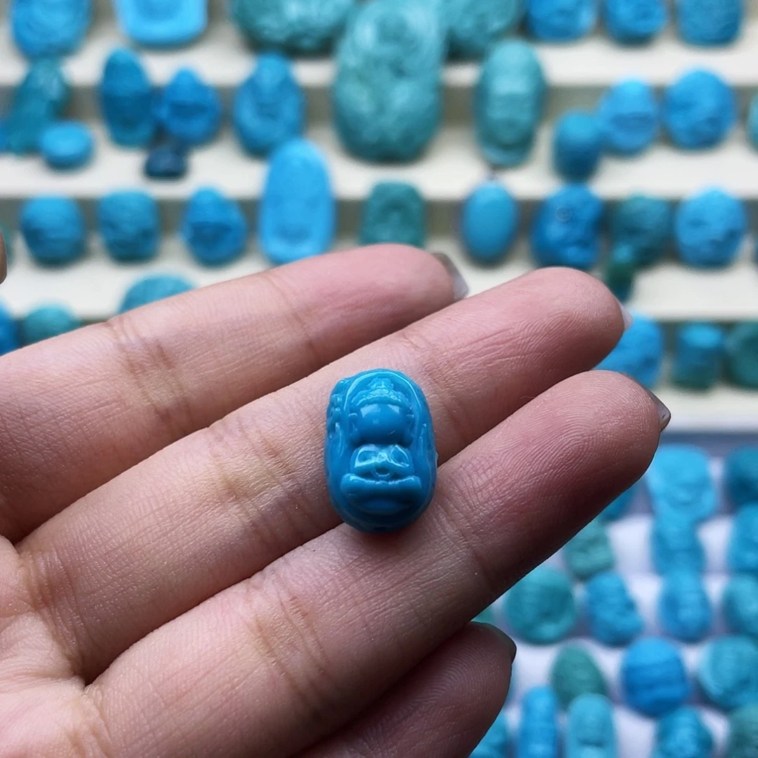 未镶嵌绿松石珠宝奇石