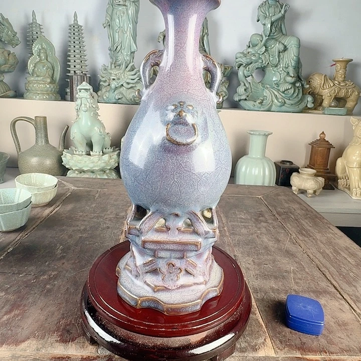 大***明钧窑连坐瓶合作愉快
