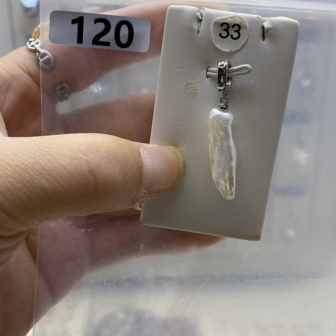 颈饰合金淡水珍珠