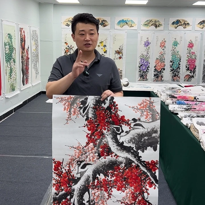 国画国画作品宣纸纯手绘