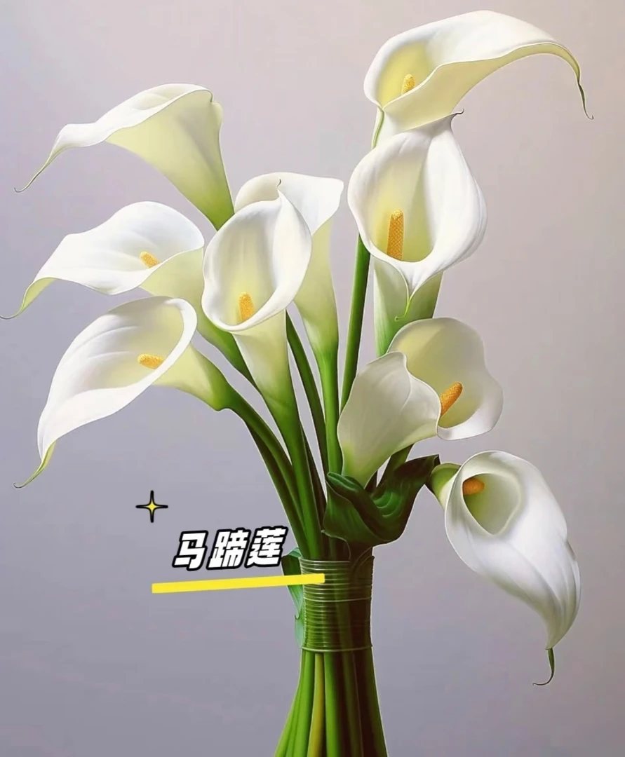 【买一送一】国产马蹄莲 白色   又名“海芋百合”   形状宛如马蹄