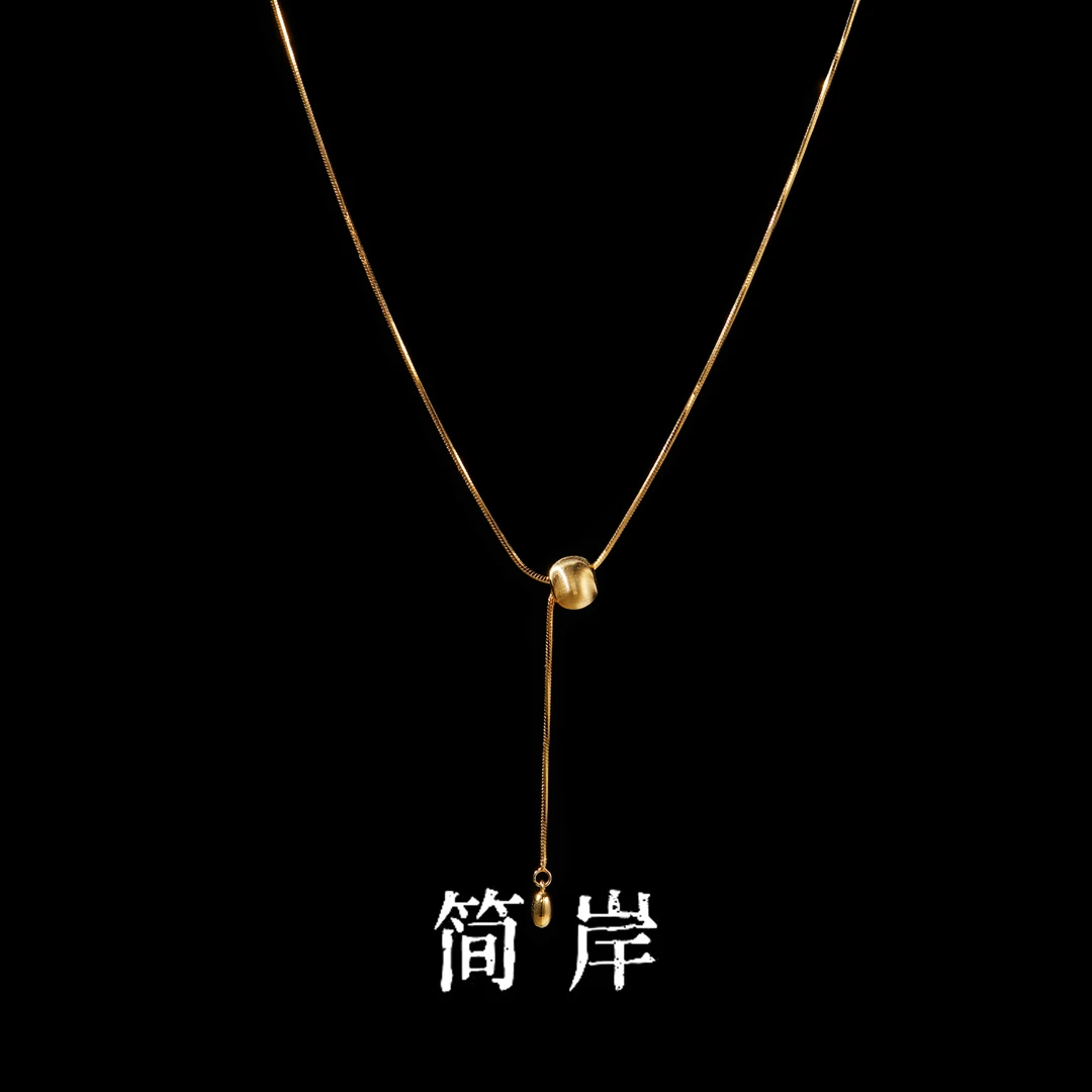 jeshore/简岸 坠链均925银 有球必应猫项链