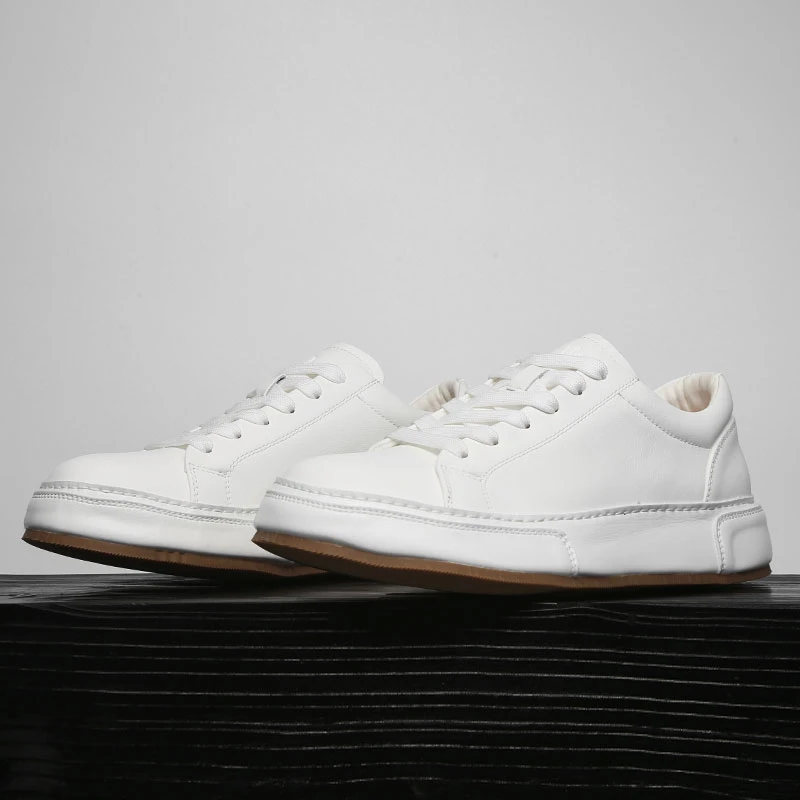 24017-夏季时尚潮流百搭小白鞋男士休闲鞋（清仓默认微瑕）