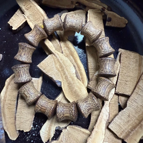 文玩世家CT305B42虎皮纹木串人生作弊器