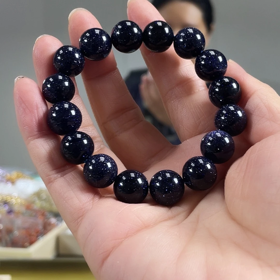 水晶手链未镶嵌金沙石