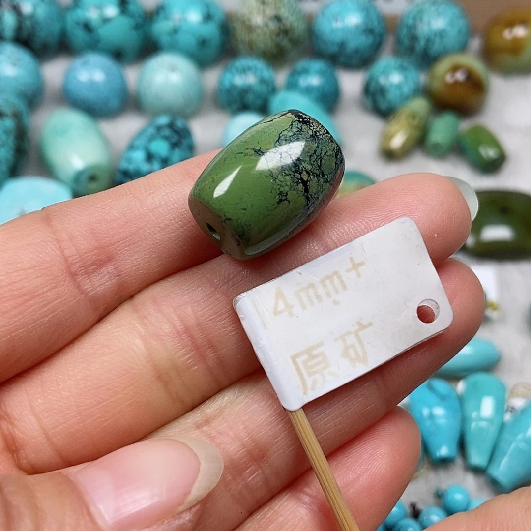 未镶嵌绿松石珠宝半成品