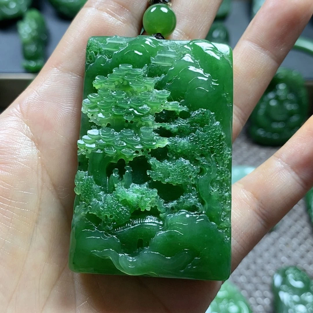 【闪购商品】和田玉未镶嵌颈饰遗***月