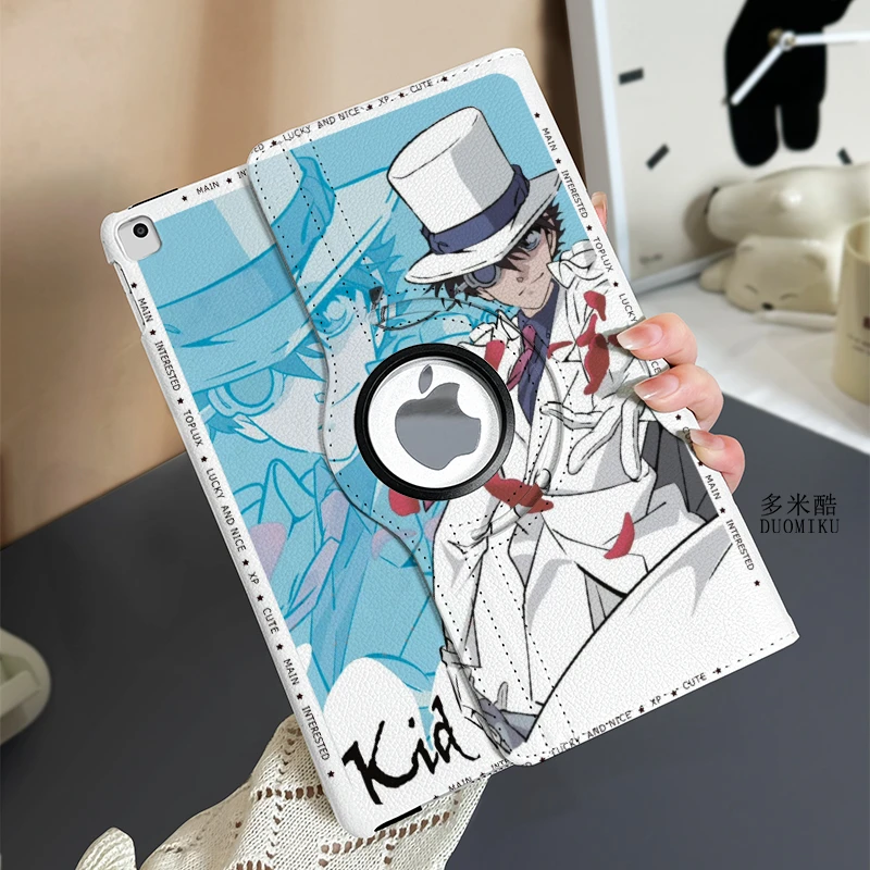 【360旋转皮套】帅气基德苹果ipad9平板Air6保护套mini7华为小米7