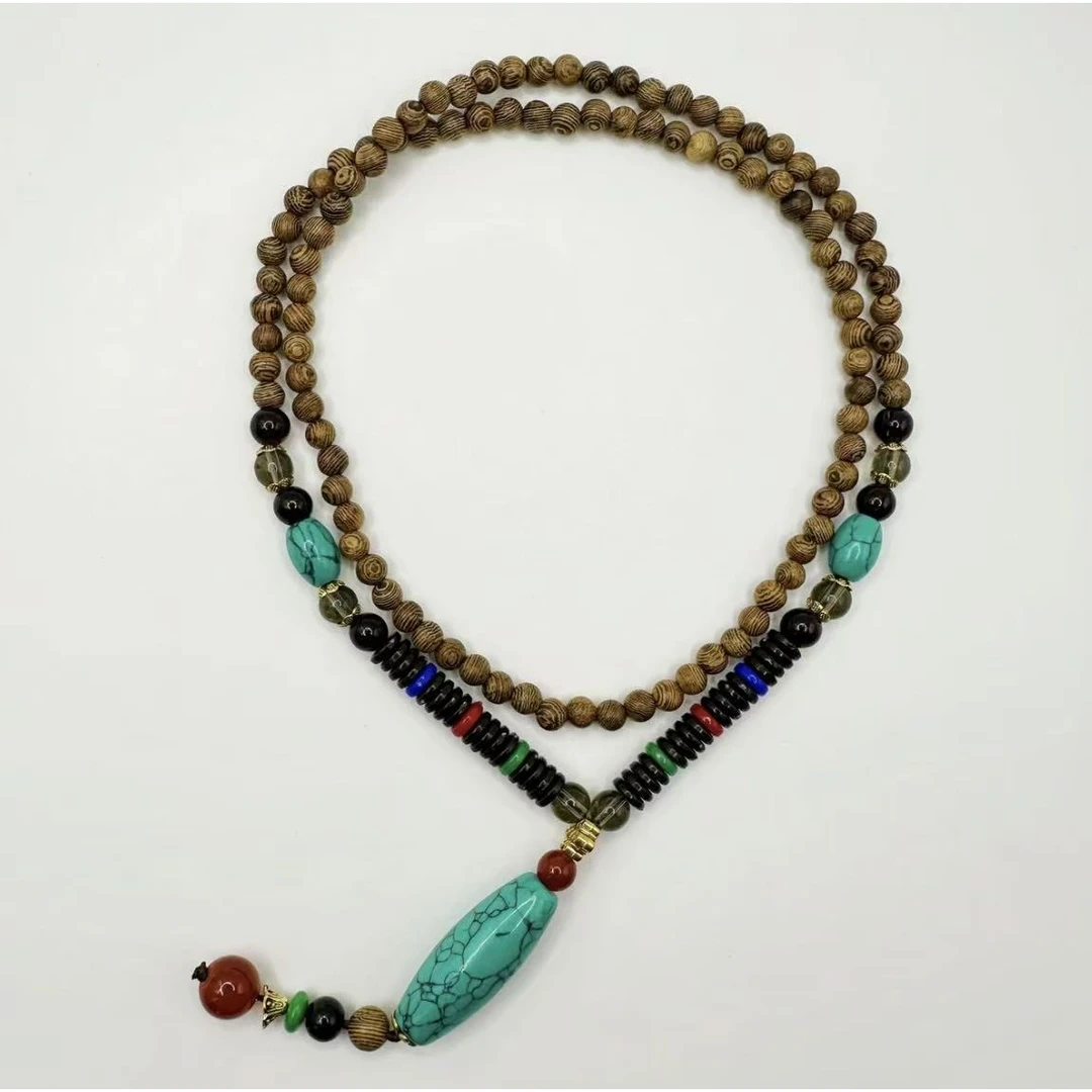 S0490 精品手串108颗脖挂链（无礼盒）