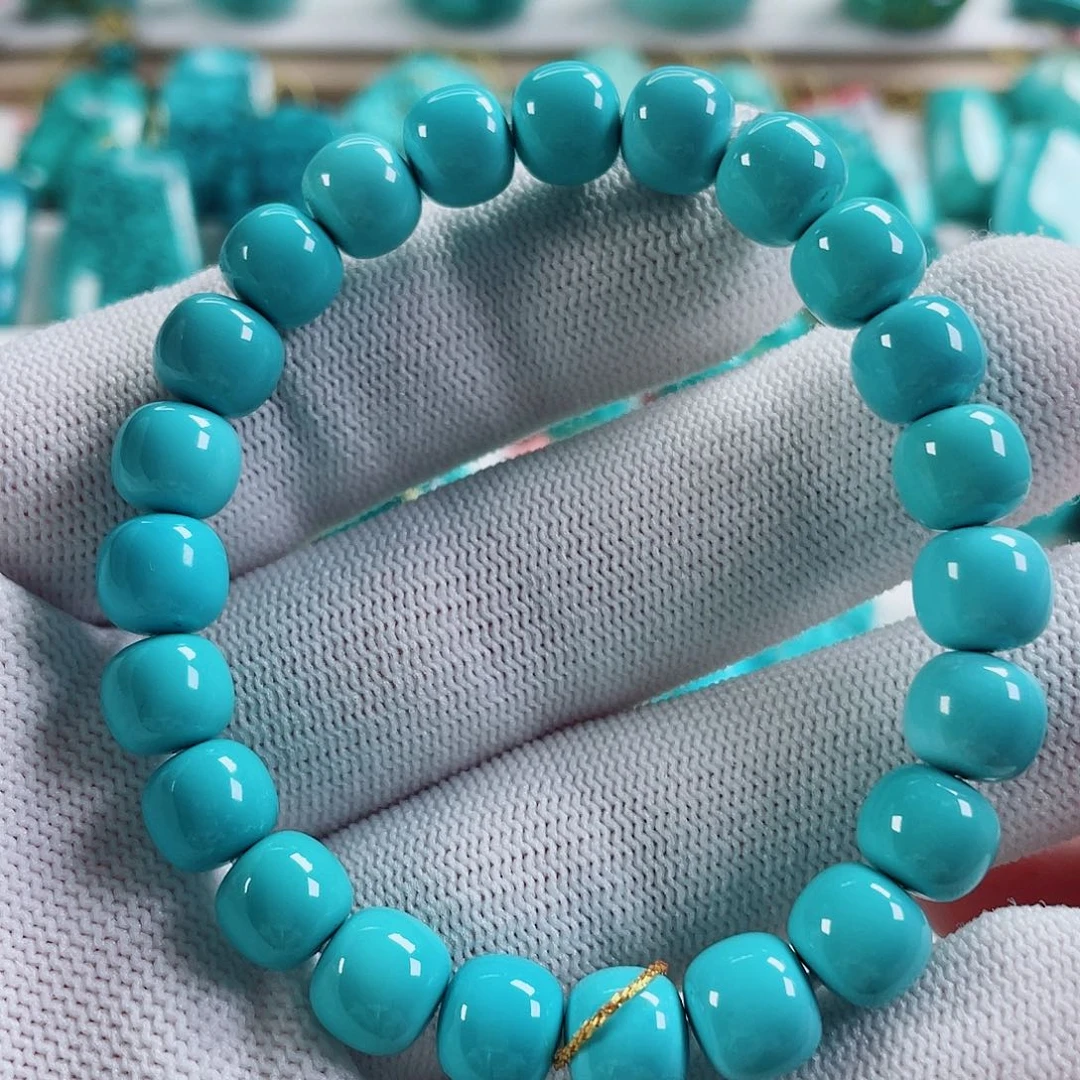 绿松石未镶嵌颈饰尺寸8.5