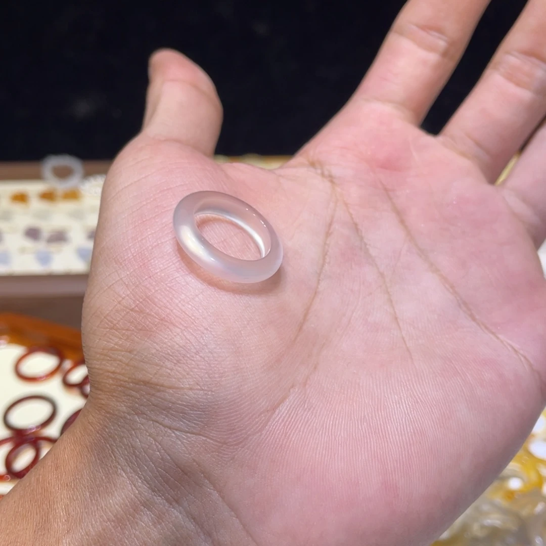 玛瑙/玉髓未镶嵌戒指1号港11