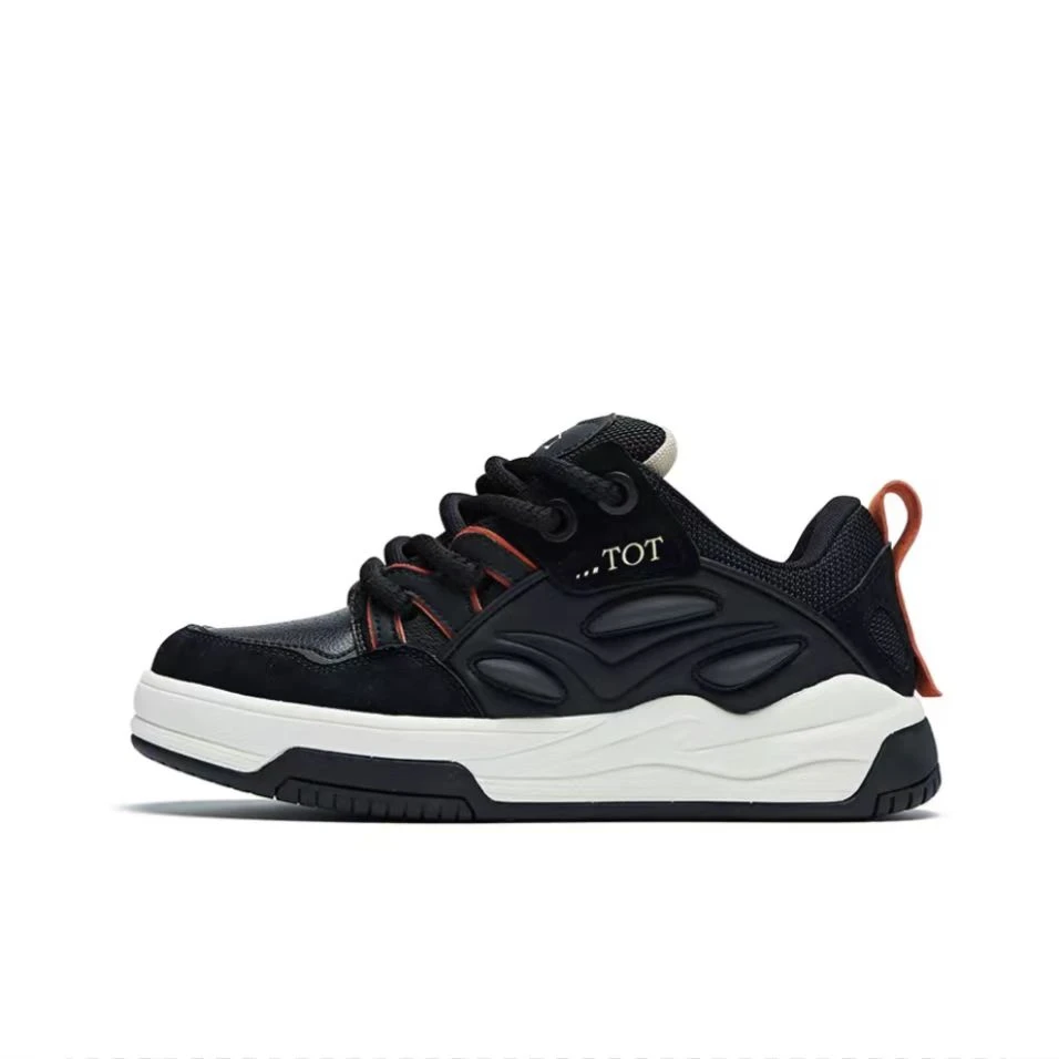 TOTTITEN 复古百搭 厚底增高 低帮 面包板鞋 男女同款 001款