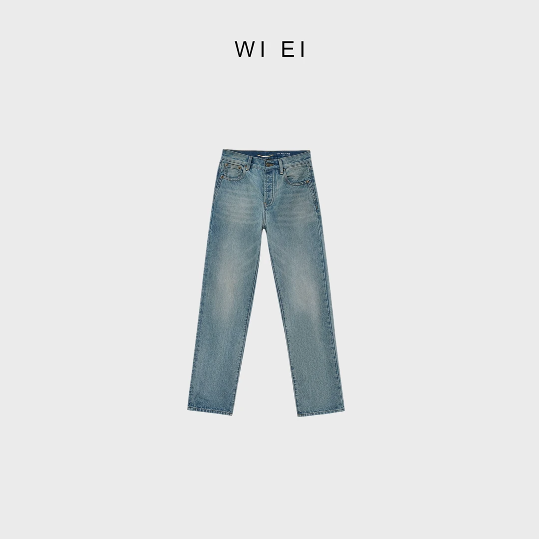 《WE ARE》细腿牛仔 Y*L 窄腿小直筒显瘦 牛仔裤 5C0026K