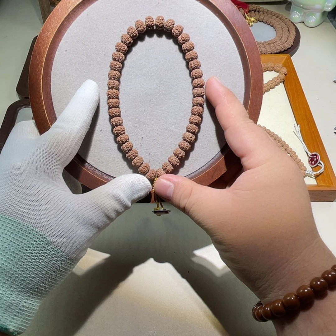 金刚菩提吊坠水*超头平细单圈