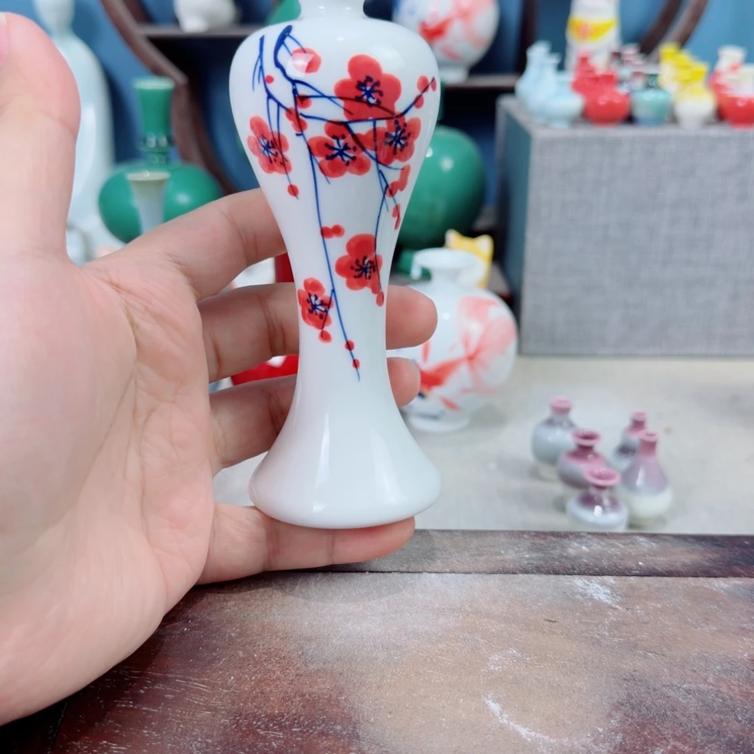 陶瓷手工小花器摆件