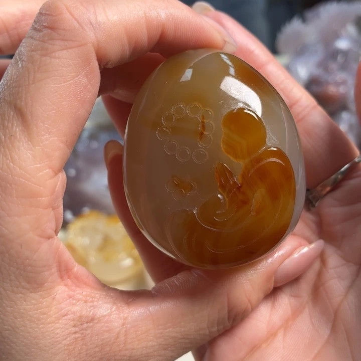 玛瑙/玉髓未镶嵌吊坠(不含链)