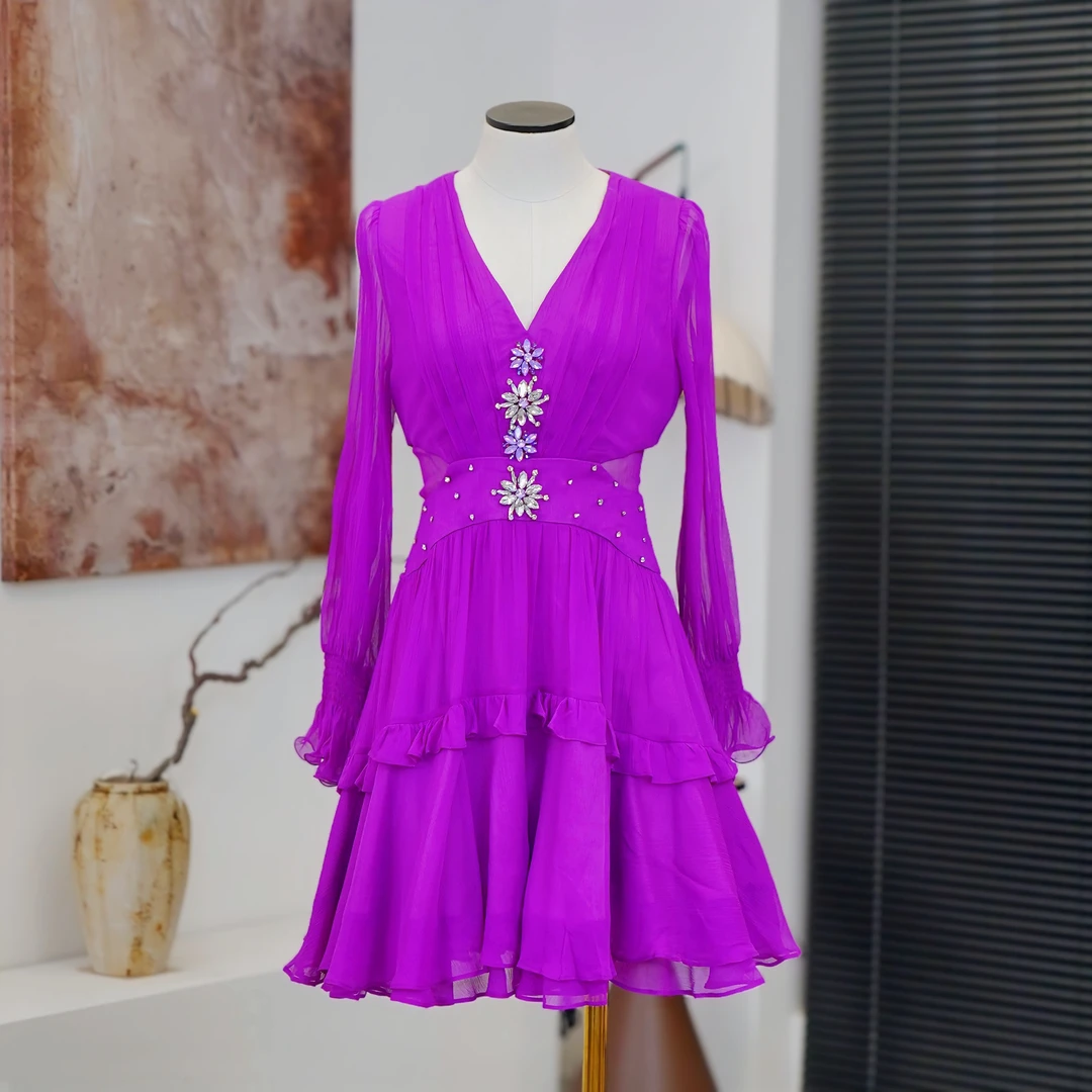 【昕昕严选】洋气大气时尚气质春夏季新款连衣裙 250161