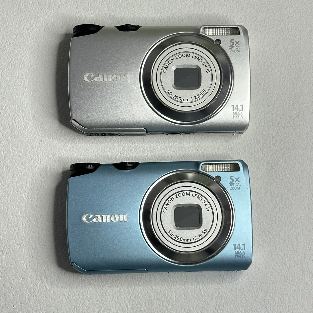 9新 Canon/佳能 A3200 1410w像素5倍光变 热门复古便携冷白皮CCD