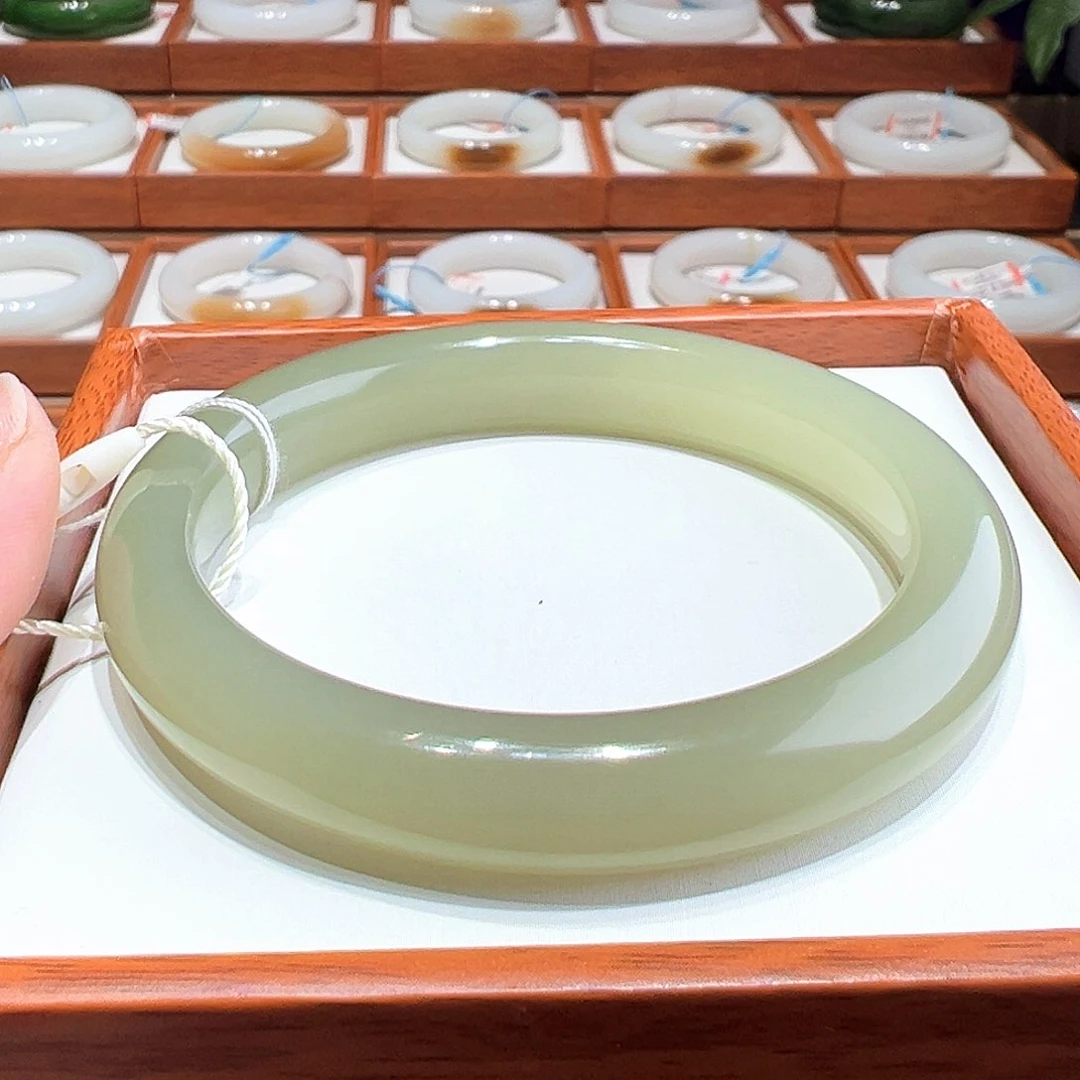 和田玉手镯5859未镶嵌