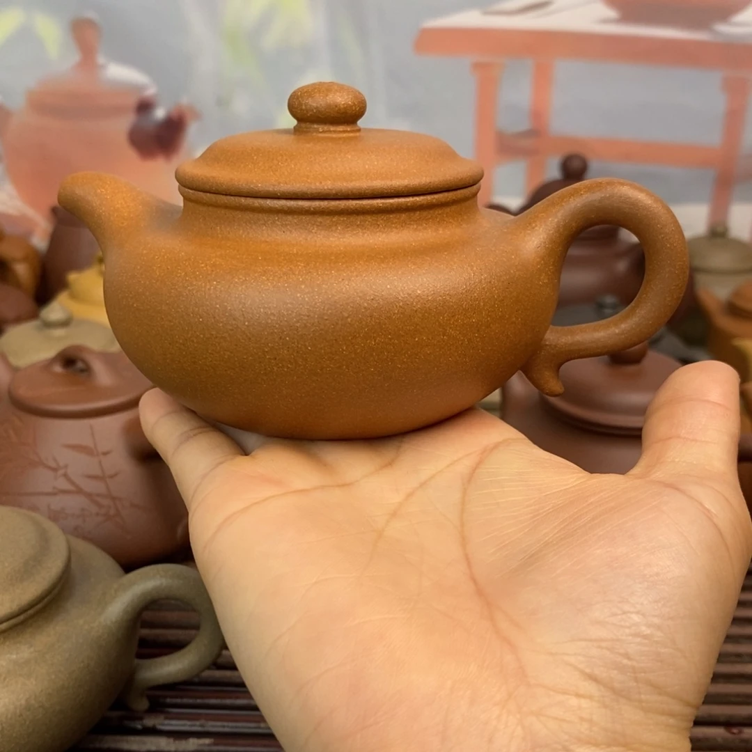 紫砂茶壶200ccccc黄降坡仿古