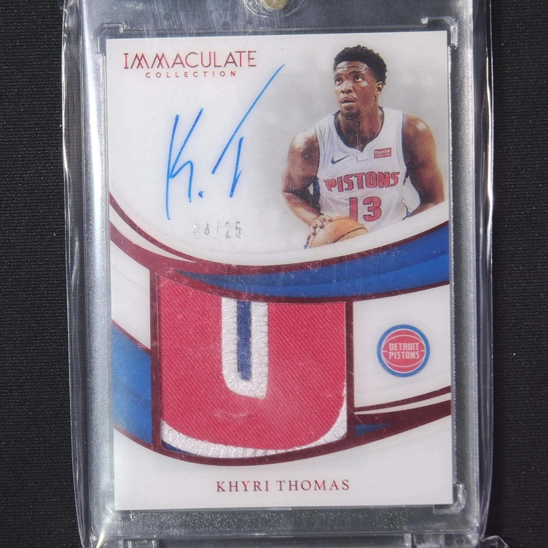 凯里 托马斯 IMM 25编 签字  帕尼尼NBA国宝手提签字球星卡