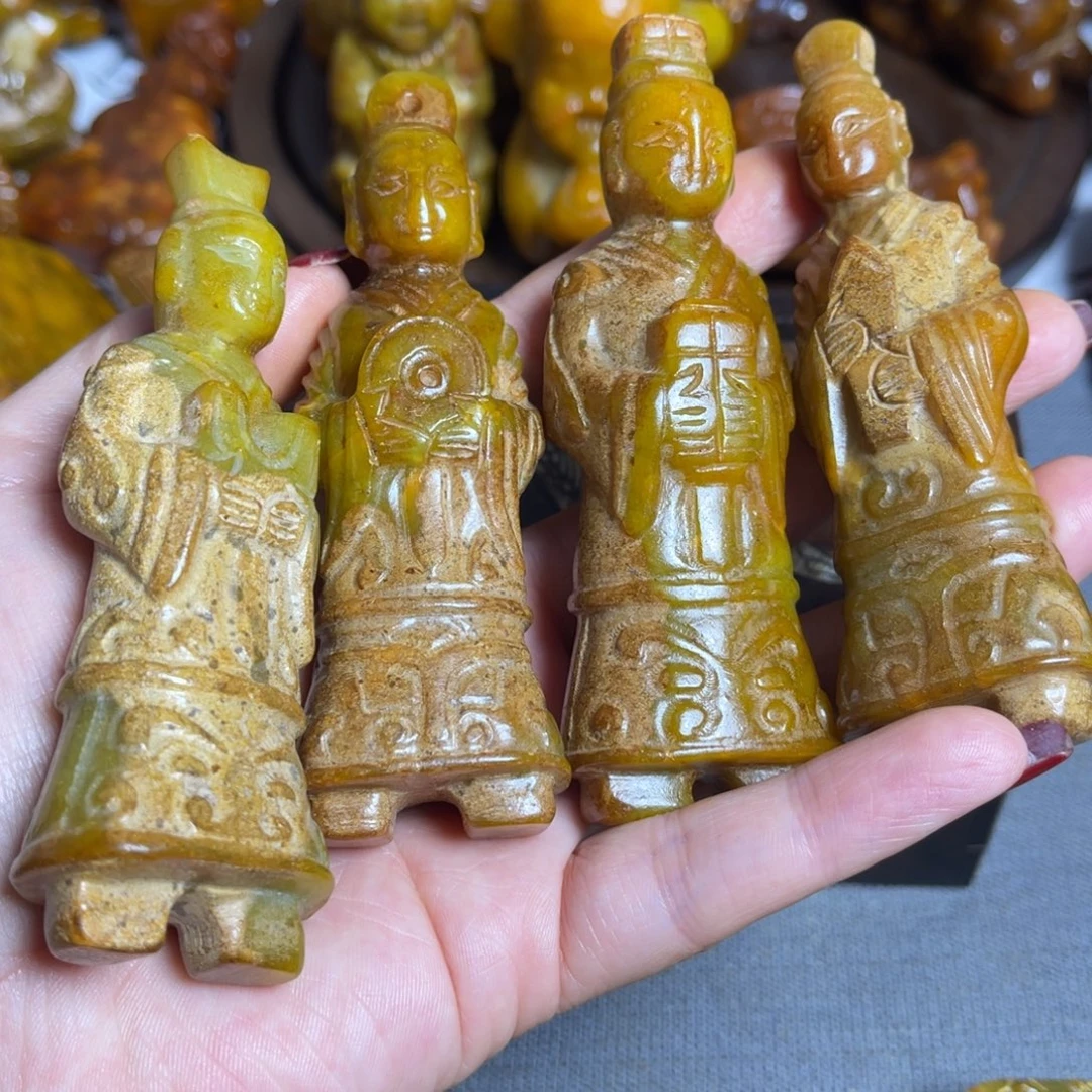 蛇纹石玉合金颈饰