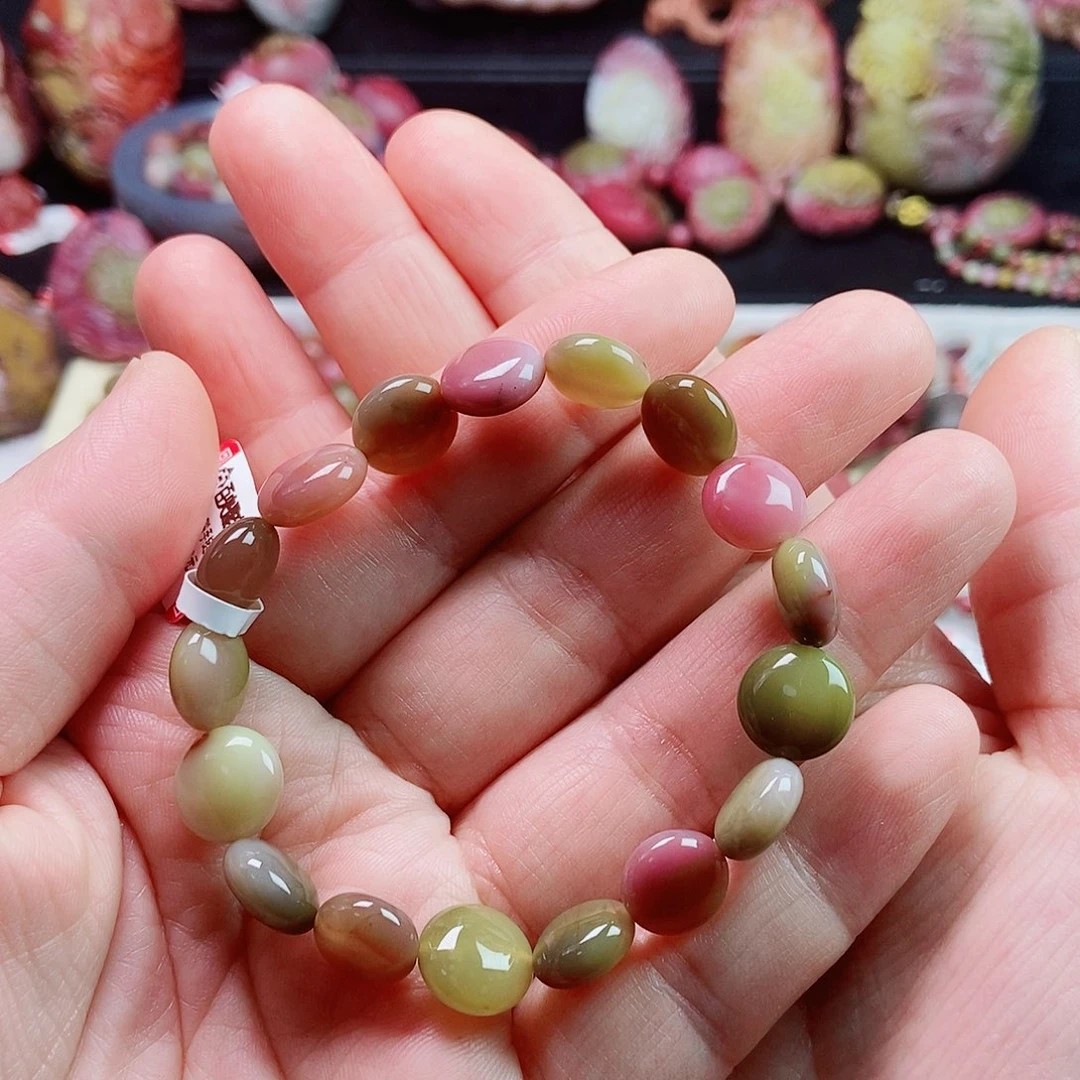 玛瑙/玉髓手链未镶嵌盐源玛瑙手链