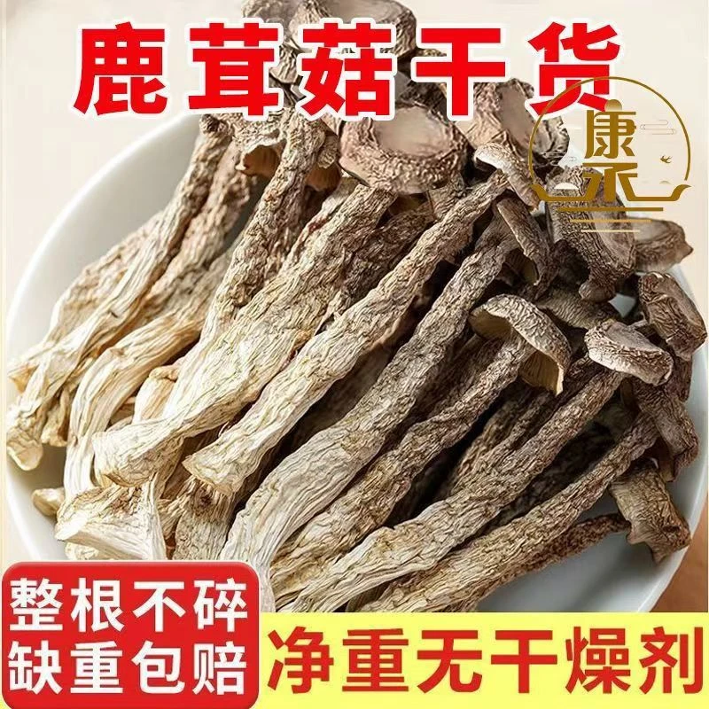 鹿茸菇干货500g/250g特产鹿茸菇新鲜鹿茸菌脆脆菇鹿耳菇