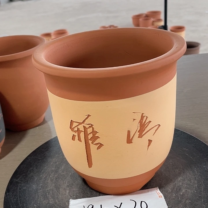 紫砂高金钟盆一个111