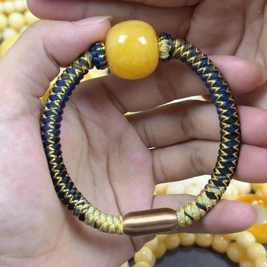 琥珀未镶嵌手串……