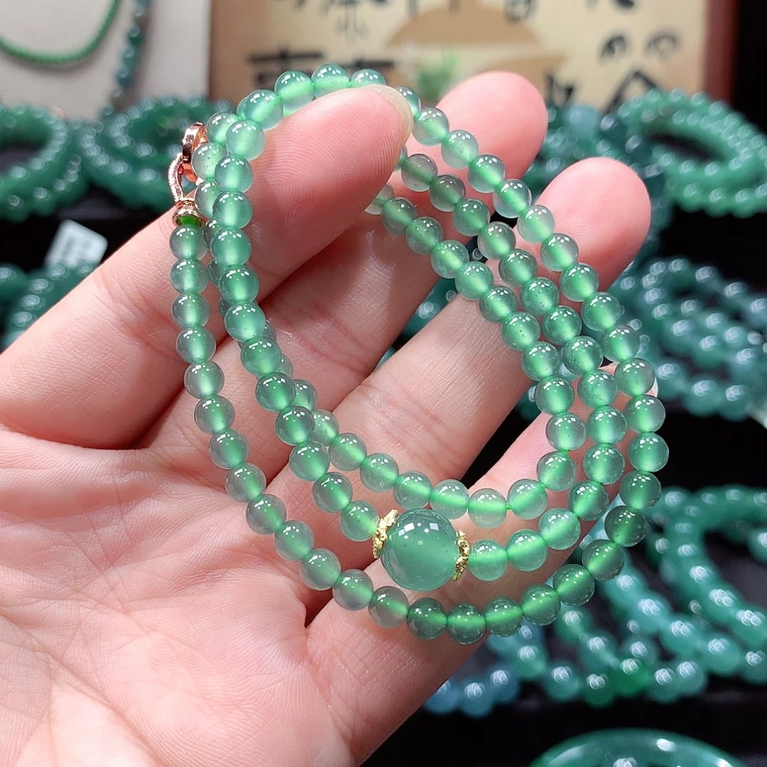 翡翠未镶嵌手链卡5