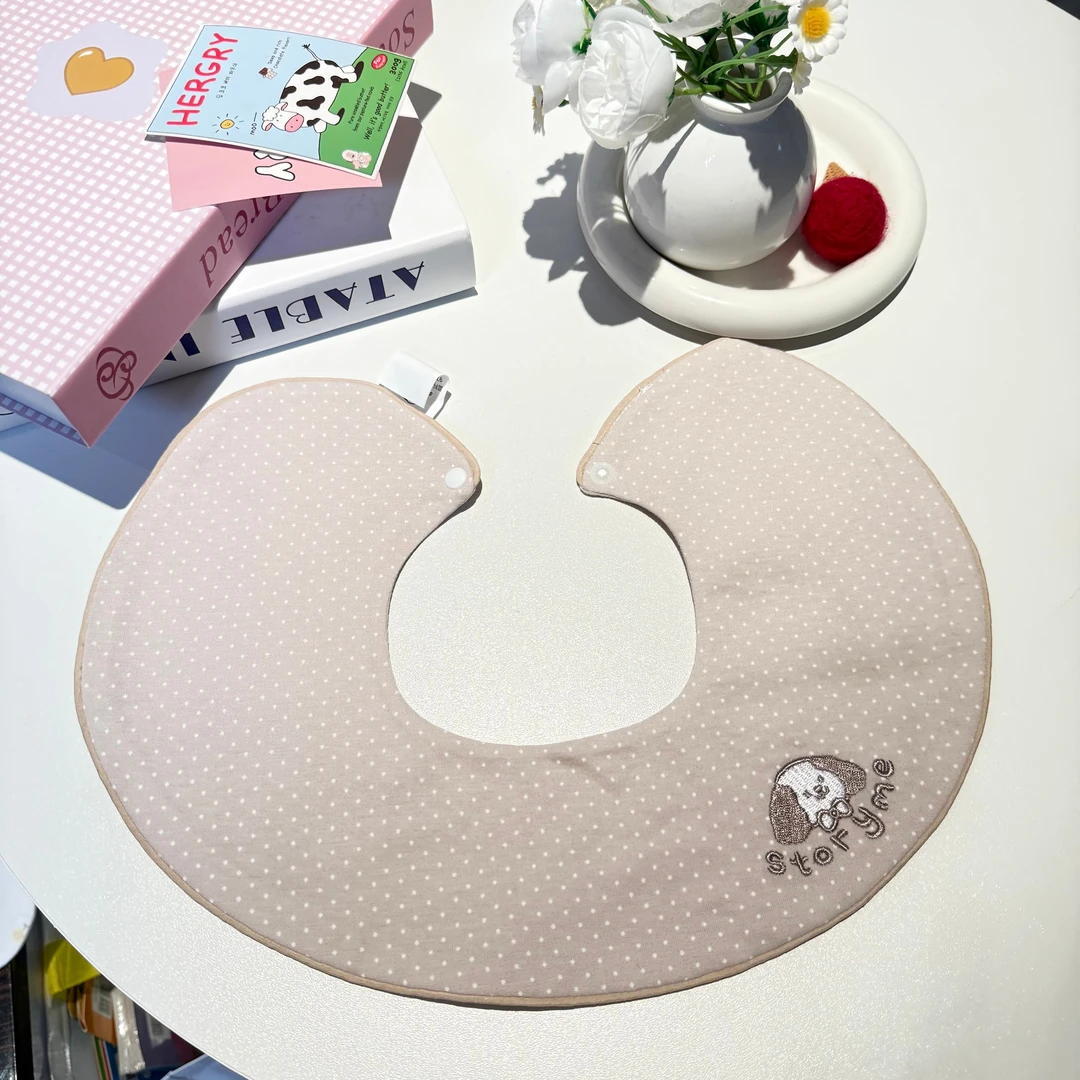 [344]双面直播Ins婴儿口水巾宝宝围嘴柔软透气防吐奶围兜