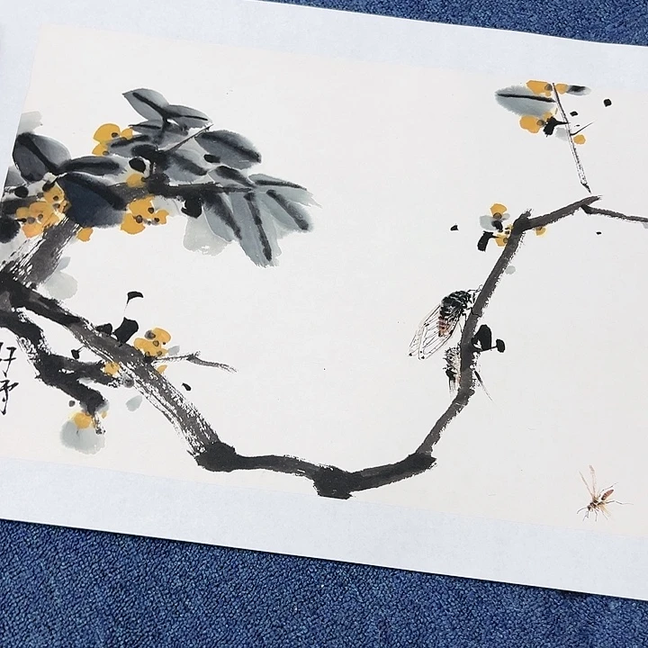 国画田*白书画作品多次