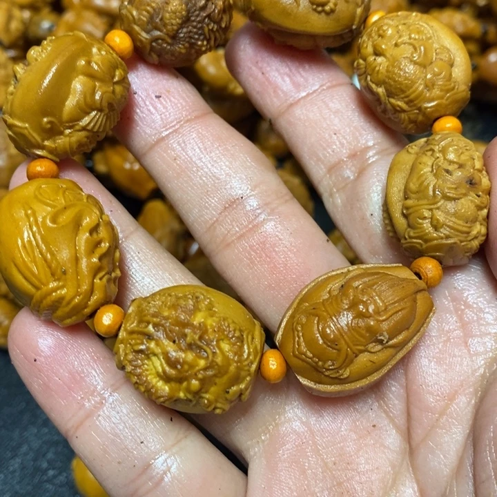 橄榄核手串/手链橄榄微瑕2.0龙财