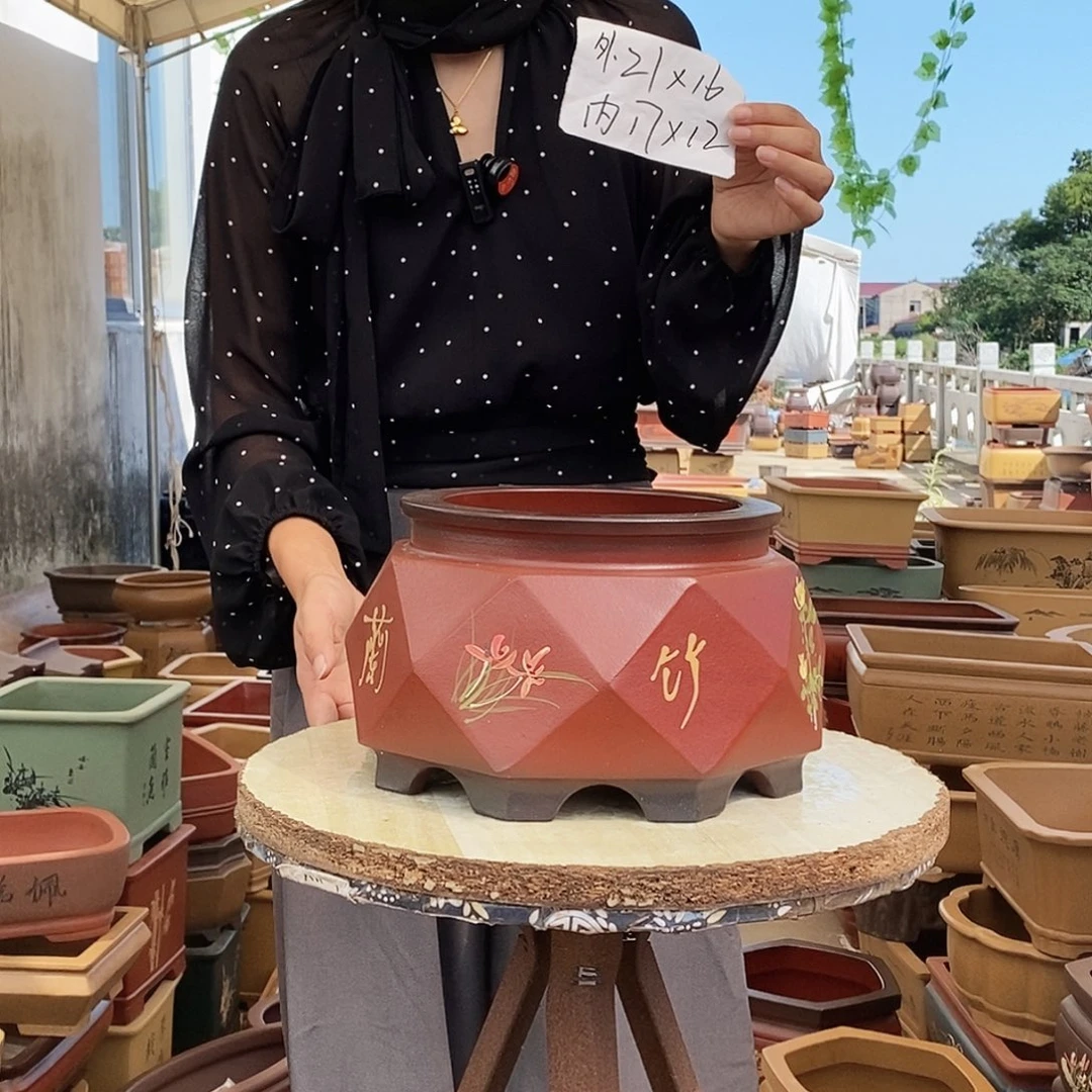 紫砂花盆紫砂花盆