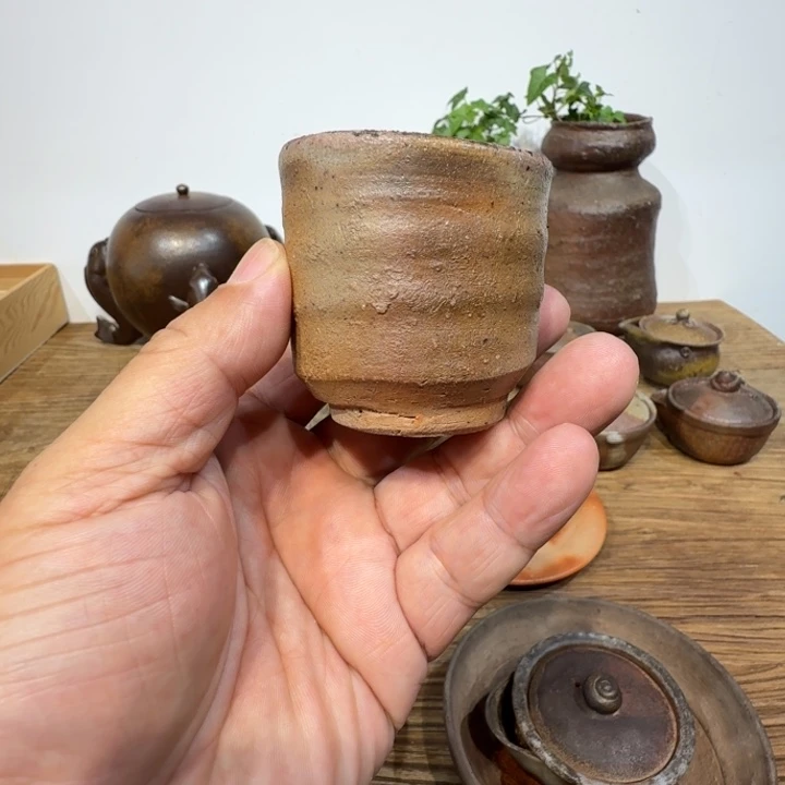 小山真吾备前烧杯子