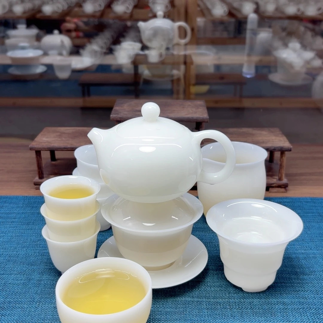 璞玉冰种玉瓷茶具工厂