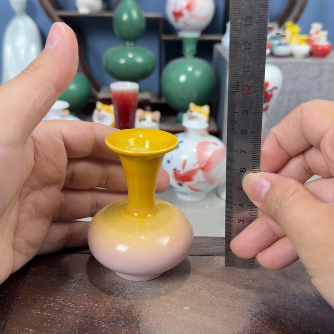 陶瓷手工小花器摆件