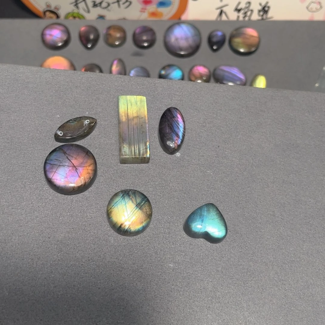 *****银S925镶嵌长石颈饰